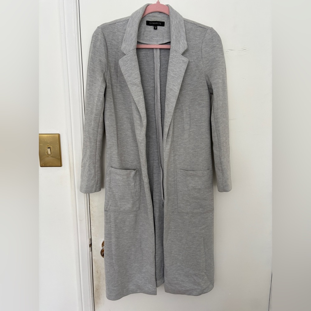 Dynamite Gray Trench Coat